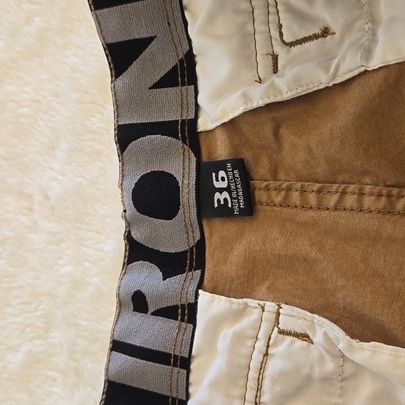 Iron Company Men's Tan Cargo Shorts - Picture 6 of 12